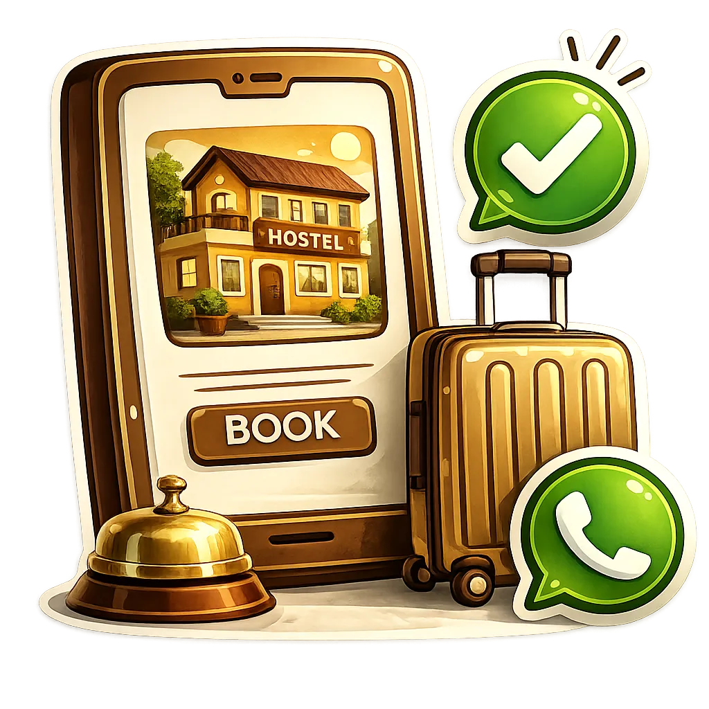hostel whatsapp